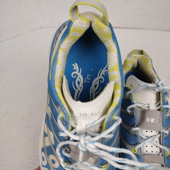 Hoka One One Stinson Tarmac Women's Size 8 Trail Running Shoes Blue - Picture 7 of 11